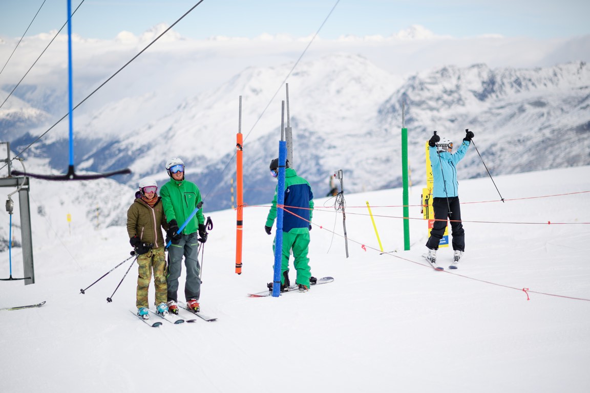 Esquiar en Saas Fee