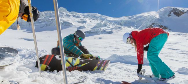 Esquiar en Saas Fee
