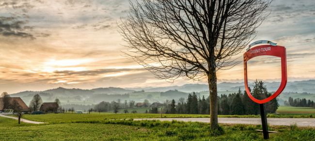La Gran Ruta Suiza cerca de Zurich