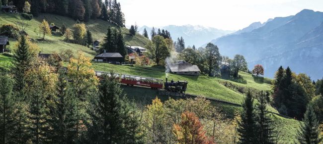 Gran ruta de Suiza en trenes de montaña