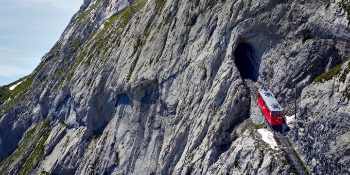 Tren de montaña al Pilatus